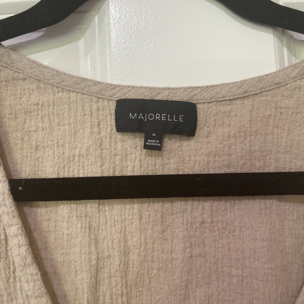 Majorelle Open Button Front Crop Top - image 2